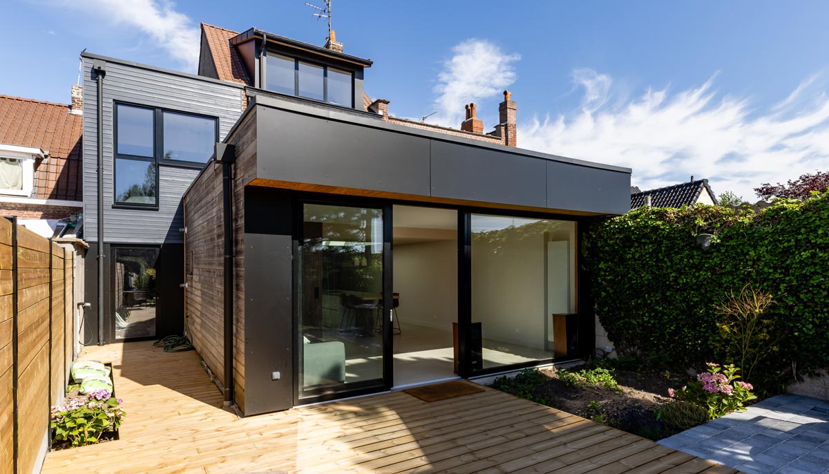 extension et terrasse bois