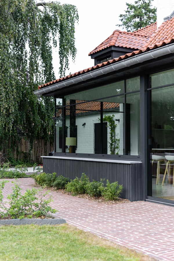 agrandissement salon bois